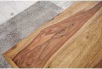 Table basse en bois massif 80 cm