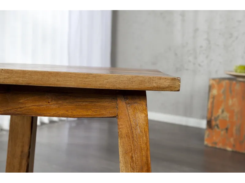 Tabouret design de 45cm en bois massif recyclé