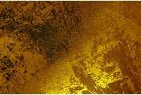 Lampe suspendue hémisphère coloris noir et d'or