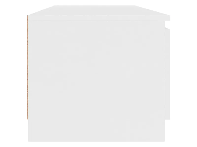 Meuble TV Blanc 140x40x35,5 cm 