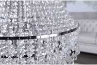 Lustre de luxe Royal 60cm avec des cristaux en strass transparent