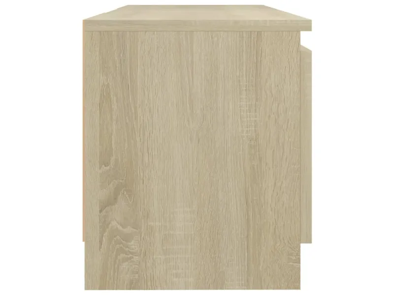 Meuble TV avec lumières LED chêne sonoma 120x30x35,5 cm