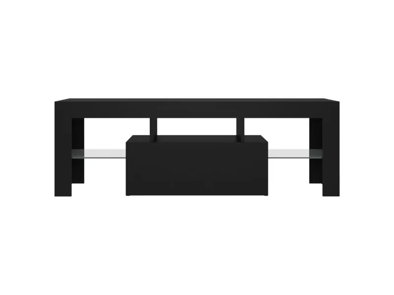 Meuble TV avec lumières LED noir 120x35x40 cm