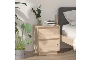Table de chevet 40x35x50 cm Bois de pin solide