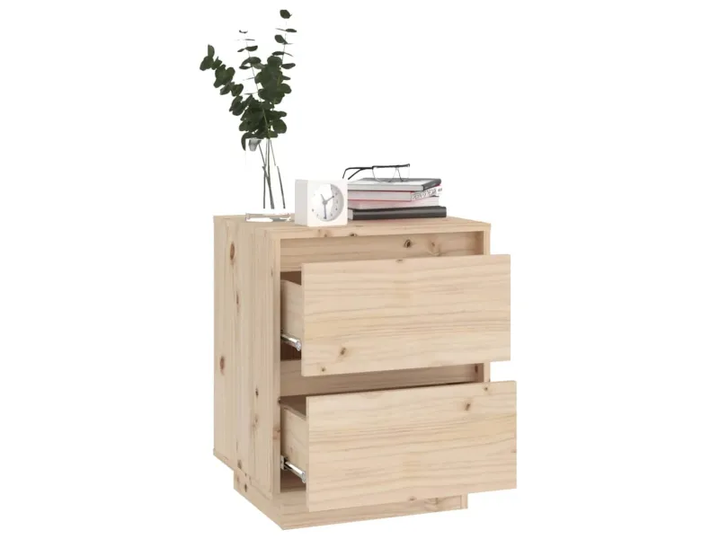 Table de chevet 40x35x50 cm Bois de pin solide