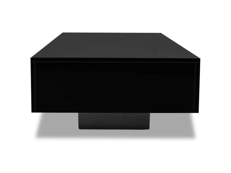 Table basse Haute brillance Noir