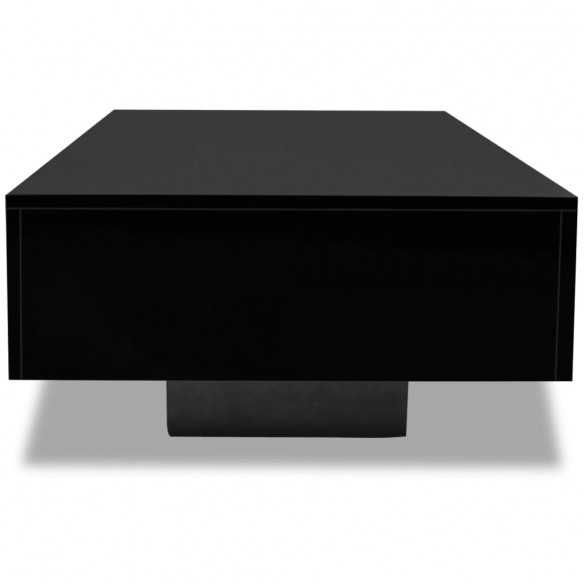 Table basse Haute brillance Noir