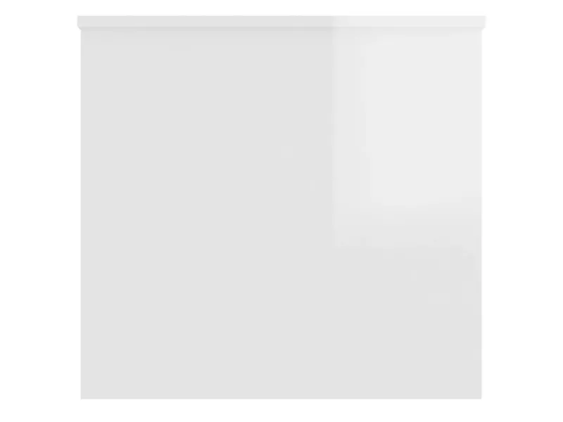 Table basse Blanc brillant 102x55,5x52,5 cm 