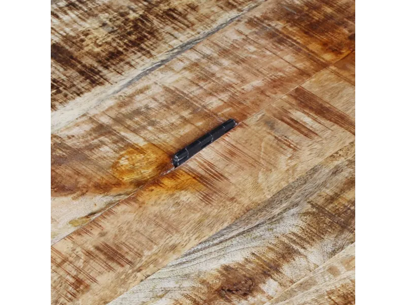 Table basse Bois de manguier brut 70 x 70 x 40 cm