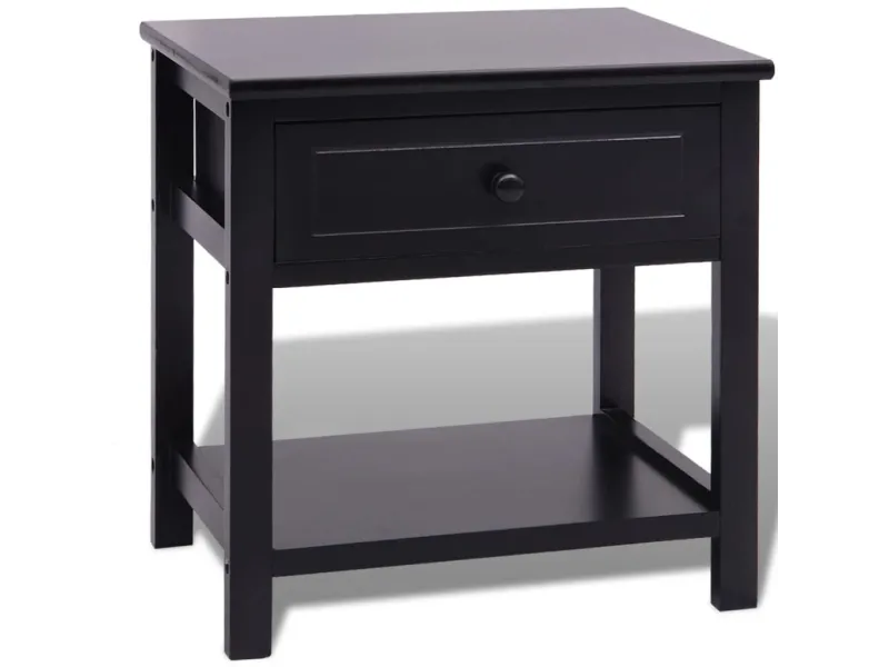 Table de chevet Bois Noir