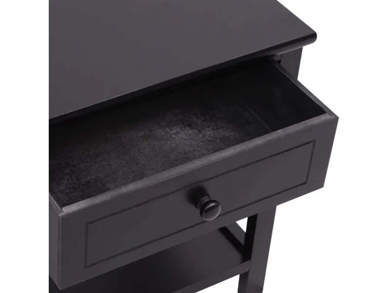 Table de chevet Bois Noir