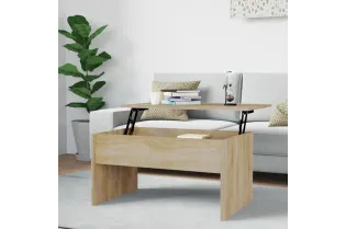 Table basse Chêne sonoma 80x50,5x41,5 cm 