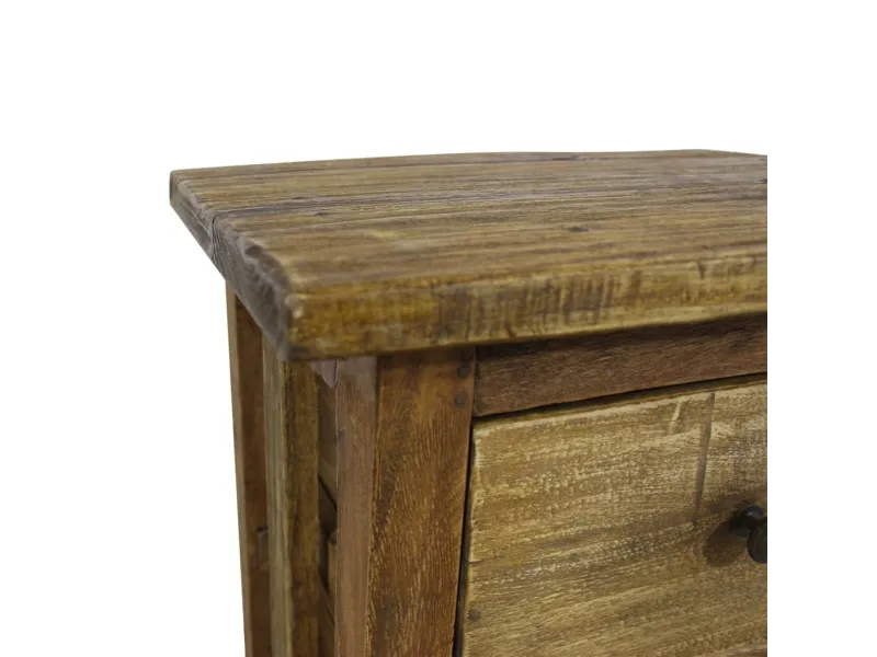 Table de chevet Bois de récupération massif 40 x 30 x 51 cm