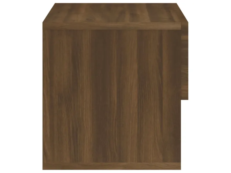 Table de chevet murale Chêne marron