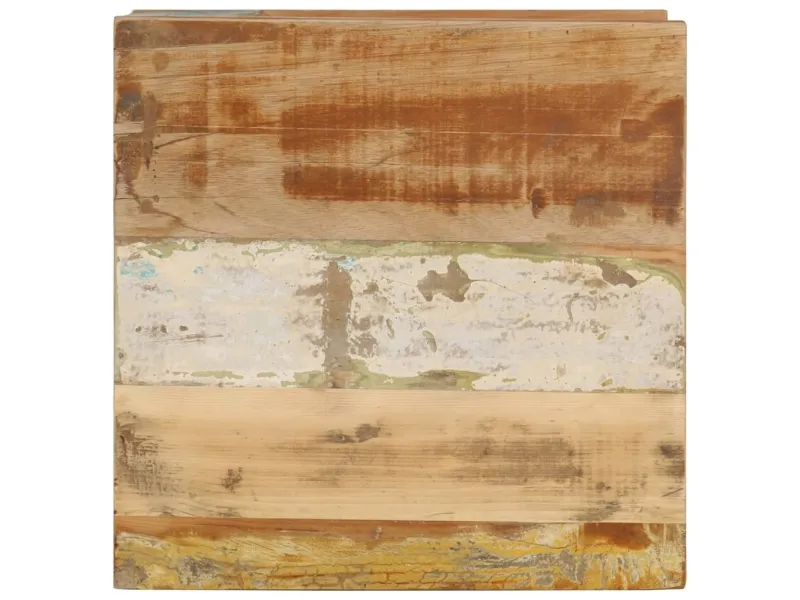 Table basse 45x45x40 cm Bois de récupération massif