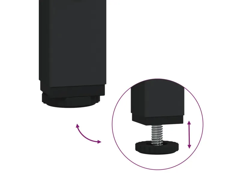 Table basse Chêne marron 100x50x35 cm 