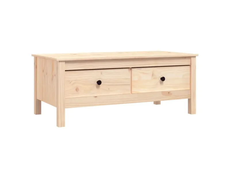 Table basse 100x50x40 cm Bois massif de pin