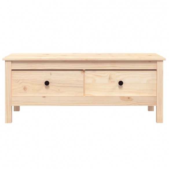 Table basse 100x50x40 cm Bois massif de pin
