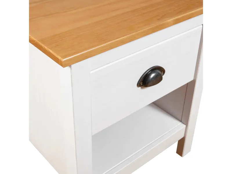 Tables de chevet 2 pcs Hill 46x35x49,5 cm Bois de pin solide