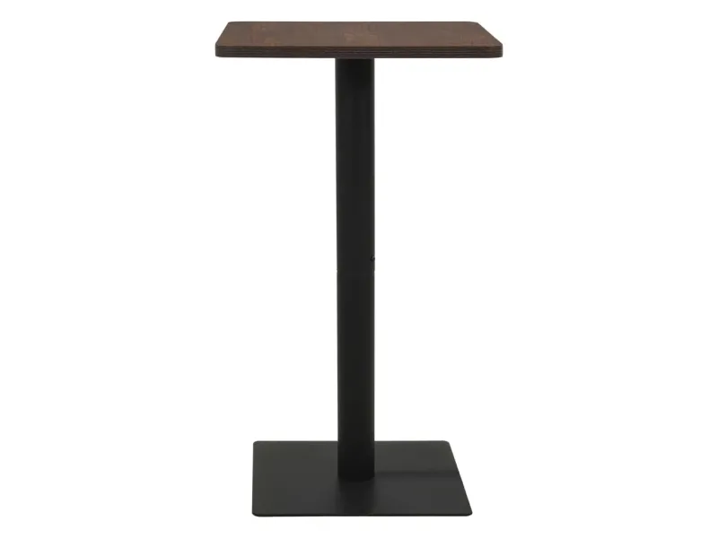 Table de bistro Cendre foncé 60x60x107 cm