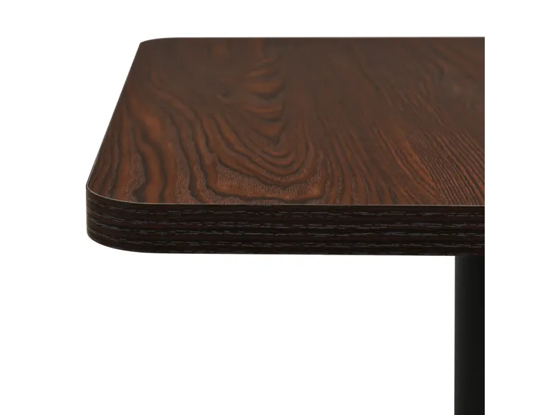 Table de bistro Cendre foncé 60x60x107 cm