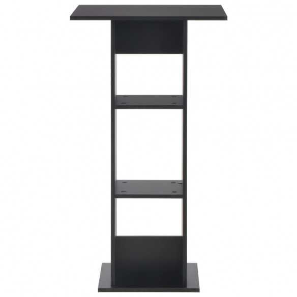 Table de bar Noir 60x60x110 cm