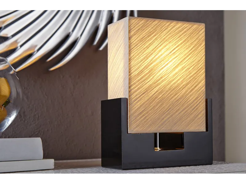 Lampe design en tissu de latex plissé  beige