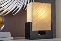 Lampe design en tissu de latex plissé  beige