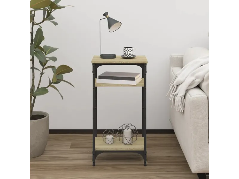 Table d'appoint Chêne sonoma 40x30x75 cm 