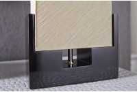 Lampe design en tissu de latex plissé  beige