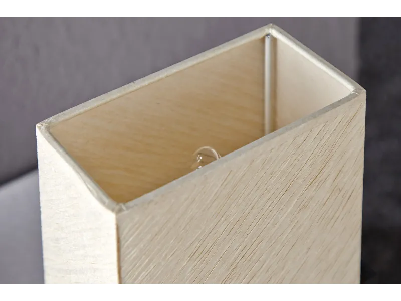 Lampe design en tissu de latex plissé  beige