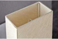 Lampe design en tissu de latex plissé  beige