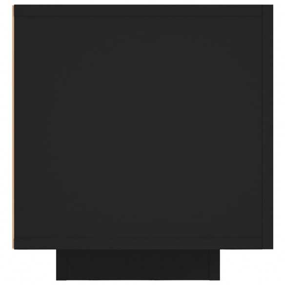 Meuble TV avec lumières LED noir 160x35x40 cm