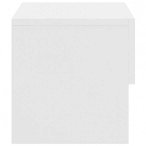 Tables de chevet murales 2 pcs Blanc