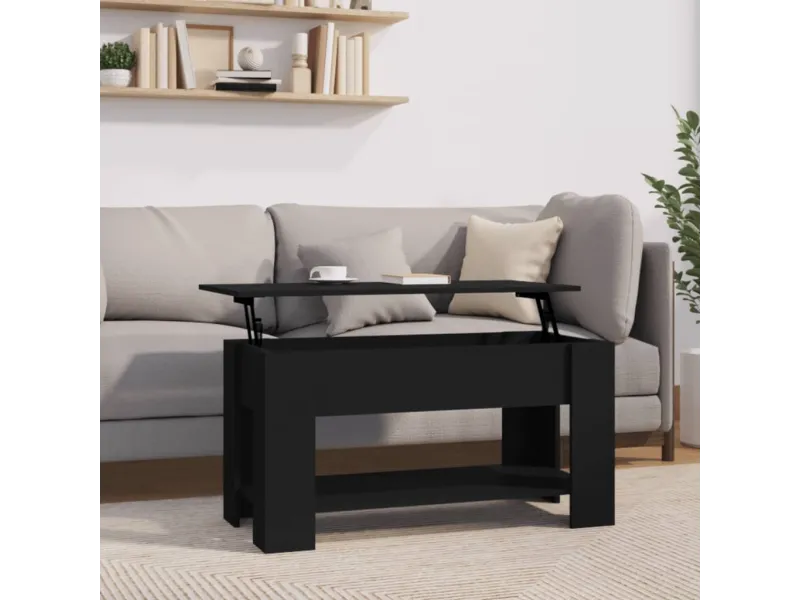 Table basse Noir 101x49x52 cm 