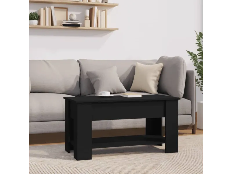 Table basse Noir 101x49x52 cm 