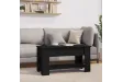 Table basse Noir 101x49x52 cm 