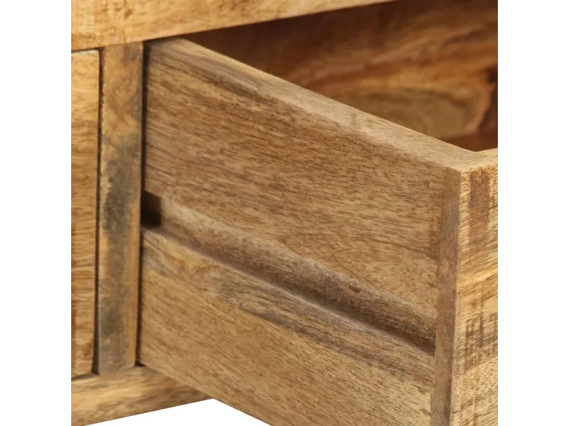 Meuble TV 120x35x45 cm Bois solide de manguier