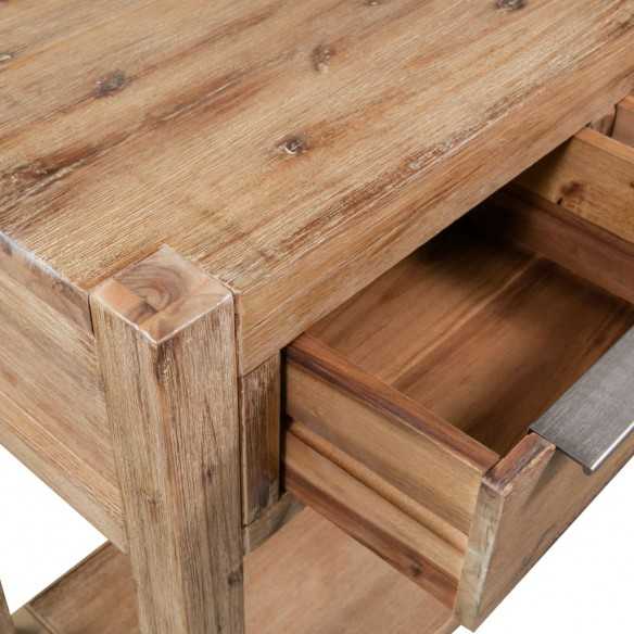 Table console 82x33x73 cm Bois d'acacia massif