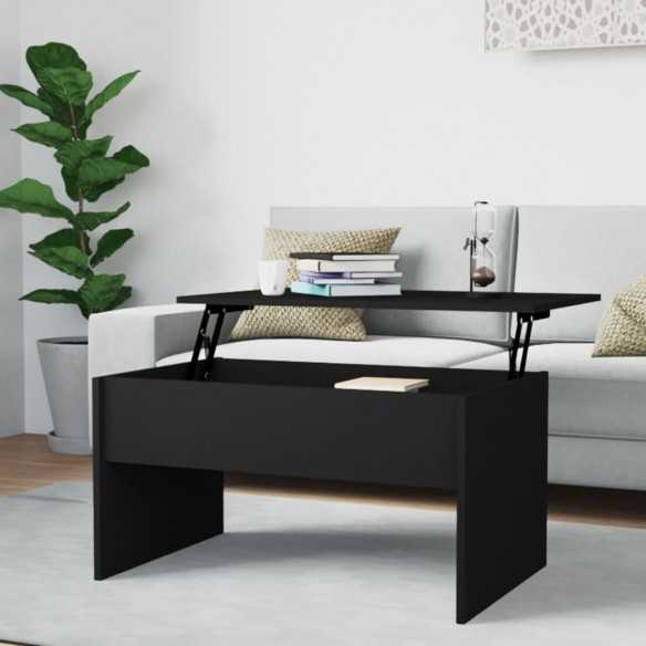 Table basse Noir 80x50,5x41,5 cm 