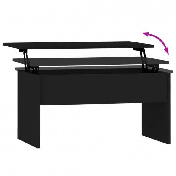 Table basse Noir 80x50,5x41,5 cm 