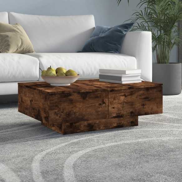 Table basse Chêne fumé 90x60x31 cm 