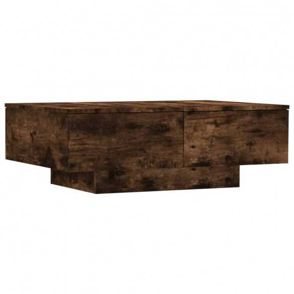 Table basse Chêne fumé 90x60x31 cm 