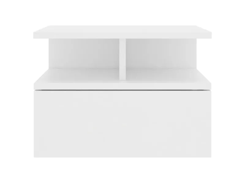 Table de chevet flottante Blanc 40x31x27 cm 
