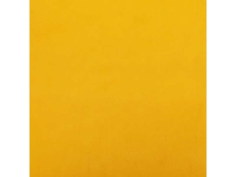 Fauteuil à bascule pieds en bois massif d'hévéa Jaune Velours