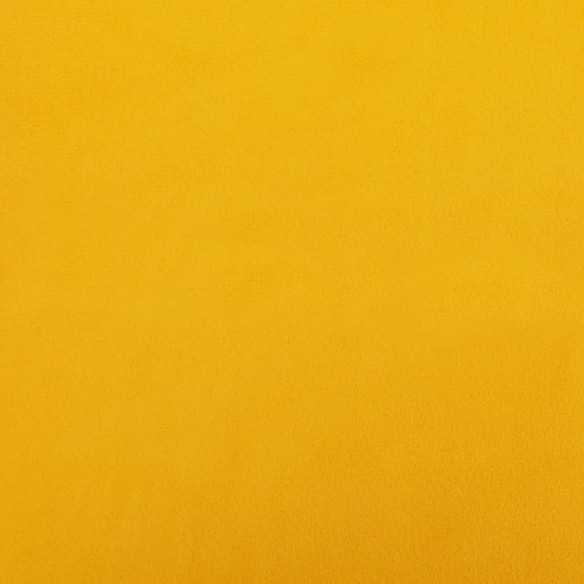 Fauteuil à bascule pieds en bois massif d'hévéa Jaune Velours