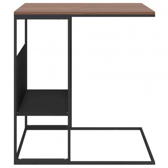 Table d'appoint Noir 55x36x59,5 cm 