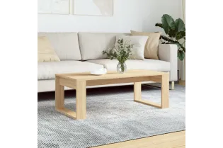 Table basse chêne sonoma 102x50x35 cm bois d'ingénierie