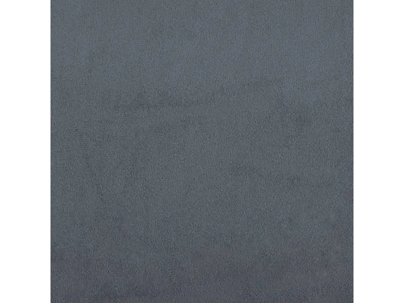 Chaises à manger lot de 2 Gris foncé Velours