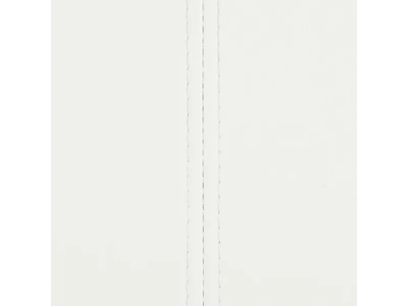 Chaises à manger cantilever lot de 2 blanc similicuir